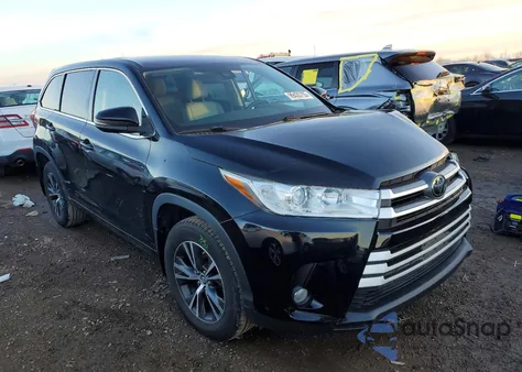 2017 Toyota Highlander Le from USA, damaged, VIN 5TDBZRFH5HS389176